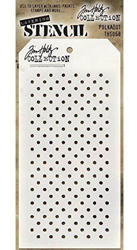 Stampers Anonymous Ths068 Tim Holtz Plantilla En Capas 4125x 1