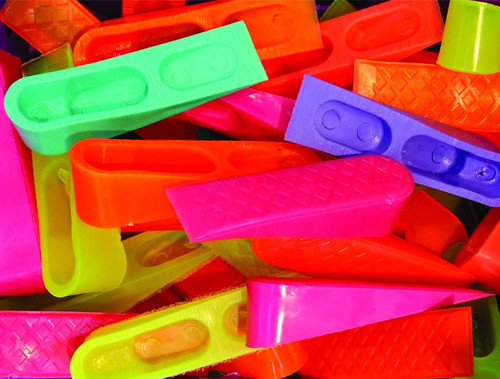 Traba Puerta De Silicona De Colores, X 12 Unidades 1