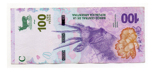 Argentina Billete 100 Pesos Taruca Reposicion Bott. 5404 Mb 1