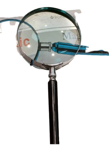 Lupa Magnifier Classic 90 Mm 1.5x Marco Metal Mango Plastico 1