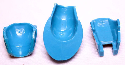 Lote 3 Peças Armadura Para Boneco Jorge Samurai Warriors 1