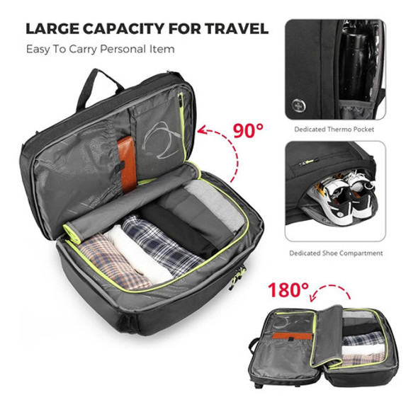 Mochila De Viaje Grande De Diseño Suizo Para Hombres, Mochil 1