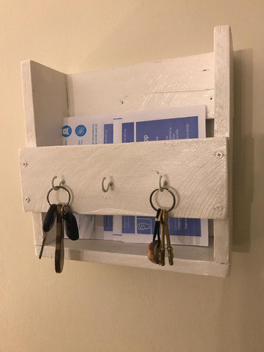 Porta Cartas Y Llavero De Palets 1