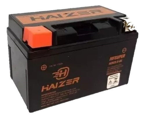 Bateria Haizer Hzrz8.6-bs =yuasa Ytz10s Cb 500 Cb500x Cb500f 0