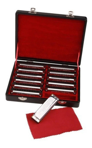 Set Armonicas Sx 12 Piezas + Estuche + Envio 0