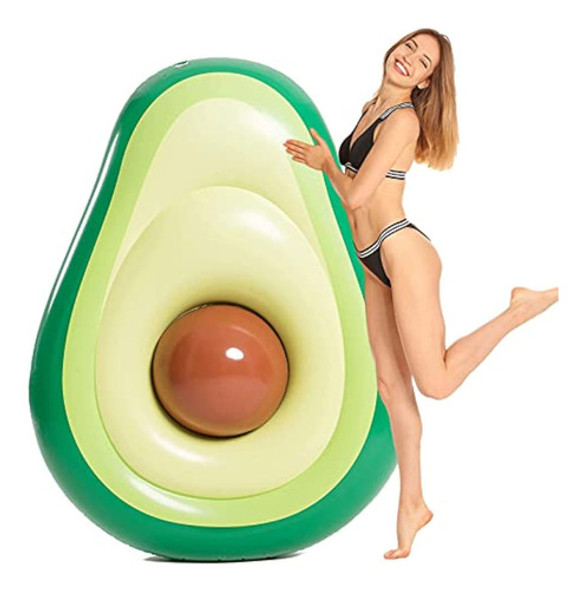 Flotador De Alberca, Inflable, Diseño De Aguacate, 0