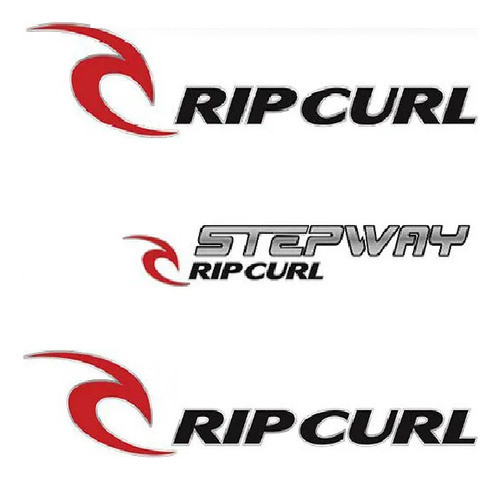 Kit Adesivo Emblema Renault Sandero Stepway Rip Curl 3 Peças 0