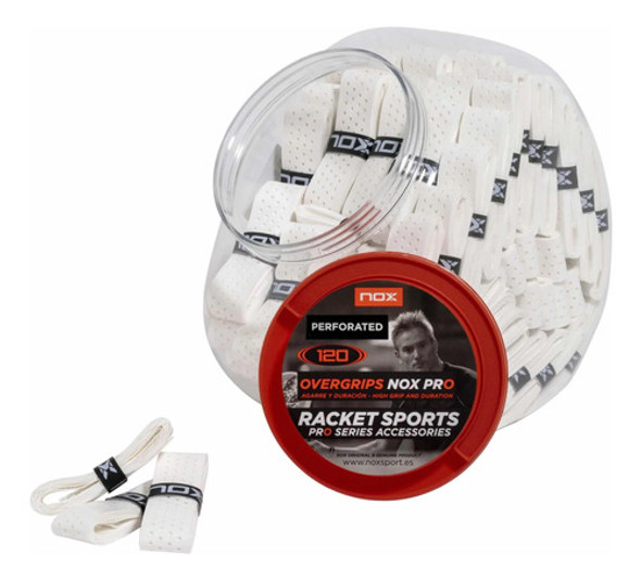Cubregrips Overgrips Nox Perforados Blanco X 10 Unidades 0 Cubregrips Overgrips Nox Perforados Blanco X 10 Unidades 0
