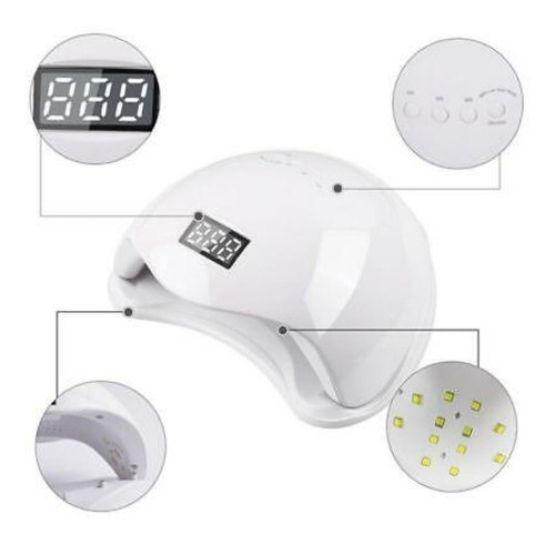 Lámpara Led/uv 48w/uñas Gel,polygel,esmaltado Semipermanente 1