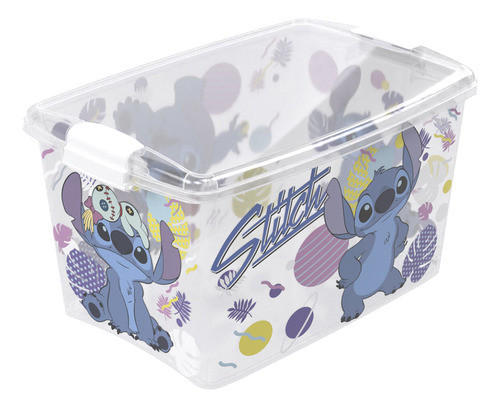Caja Organizadora Infantil Stitch 18,7 Lts Plástica 0
