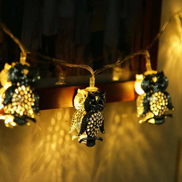 Guirnalda De Luces Lechuza Pajaro Buho Metal Luz Led Calida 1 Guirnalda De Luces Lechuza Pajaro Buho Metal Luz Led Calida 1