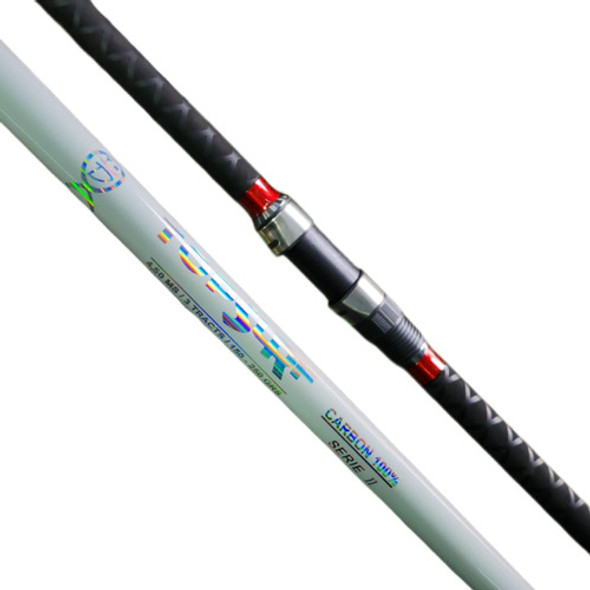 Caña Top Surf 4.50mts 3 Tramos 150-250 / Carbón 1 Caña Top Surf 4.50mts 3 Tramos 150-250 / Carbón 1