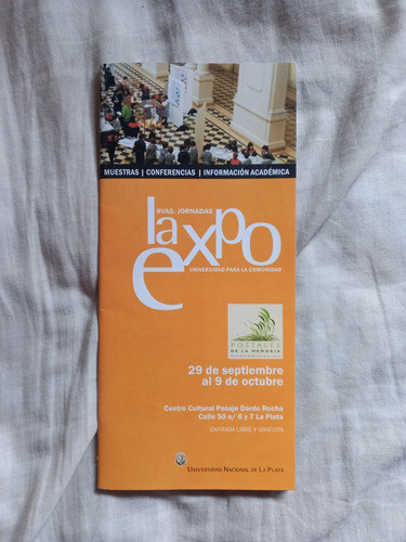 Catálogo Pasaje Dardo Rocha Expo Universidad 2009 0
