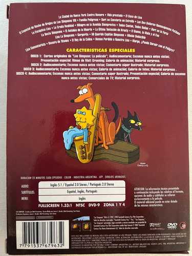 Dvd Los Simpsons Temporada 9 / Season 9 1