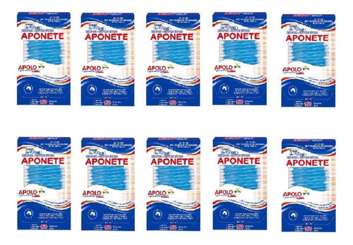 Kit 10 Caixas Hastes Flexiveis Apolo Com 150 Unidades 0