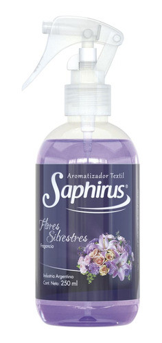 Aromatizador Textil Saphirus Fragancia Flores Silvestres 1u 0