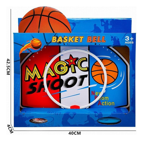 Tablero Basket Para Pared Pelota Plastico 1