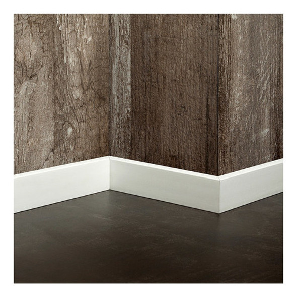 Zocalo Eps Square Color Blanco 2,5 Mts X 5 Cm - Prestigio 0