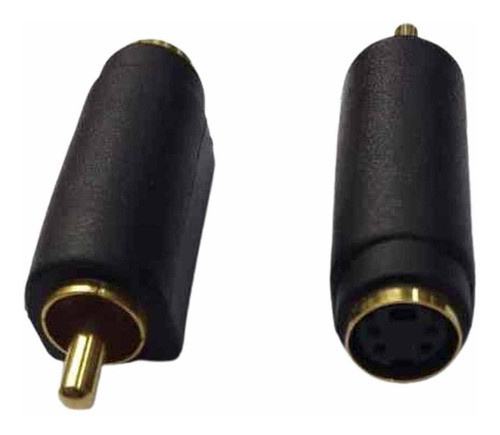 Ficha Adaptadora Hembra S-vhs A Macho Rca 0