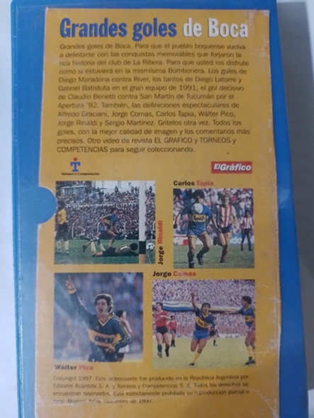 Película Original En Vhs Grandes Goles Boca 1