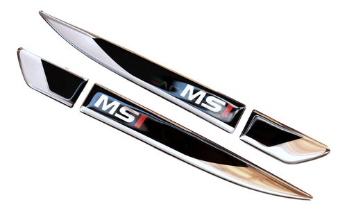 Par Emblemas Adesivos Laterais Volkswagen Voyage Msi 0
