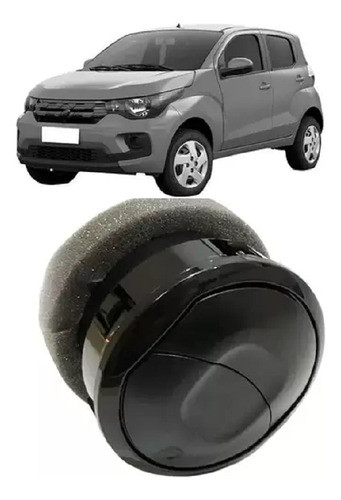 Difusor Ar Mobi/strada/ Fiorino/ Partner 2017/2023 Preto 0