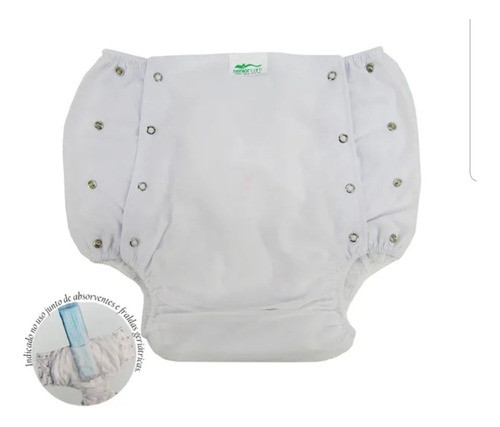 Calça Plástica Adulto Com Ajustes E Botão Gg 0