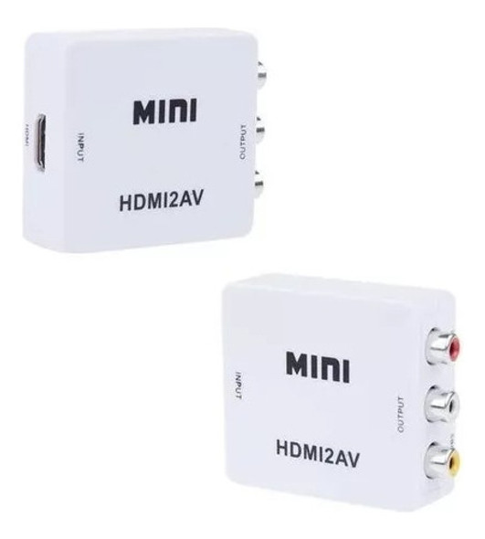 Conversor Hdmi A Audio Y Video Rca Chromecast A Tv Tubo 0