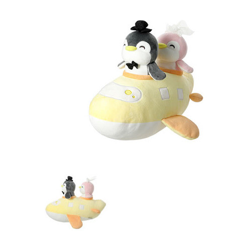 Pinguins Dentro Do Avião De Pelúcia 0