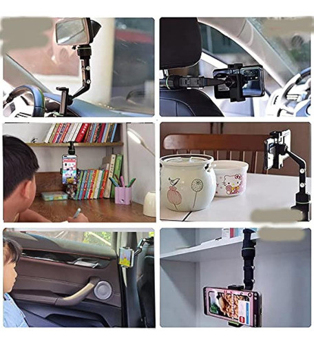 Soporte Para Teléfono Con Espejo Retrovisor De 360°, Soporte 1