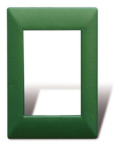 Plaqueta De Luz 4mod.siglo Xxii Verde 0