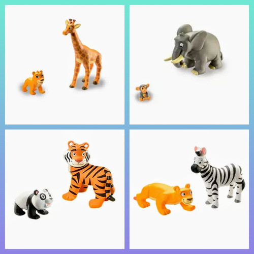 Combo Animales De La Sabana X 5 A Elección 1