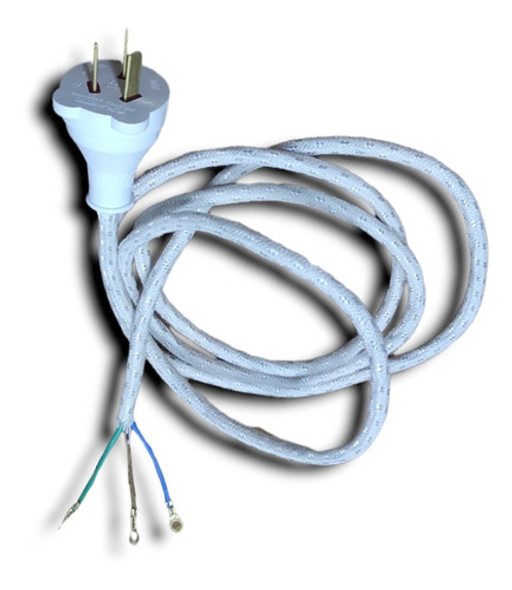 Cable Plancha 3 Patas 1.80m Largo Conector Redondo 3 Cables 0