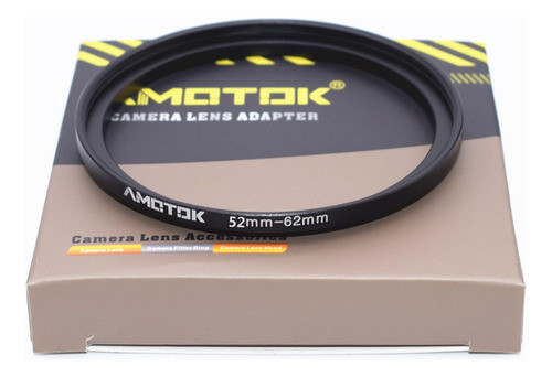 Adaptador De Lente 52mm A 62mm Amotok De Aluminio 0