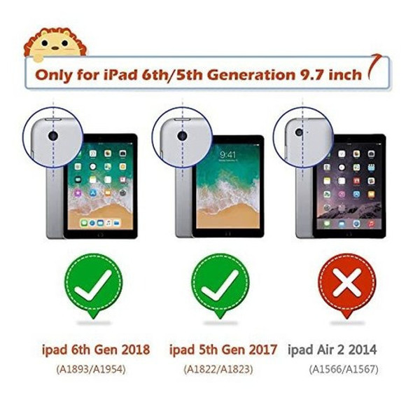 Funda Para iPad De 6ª/5ª Gen A1893 A1954 1