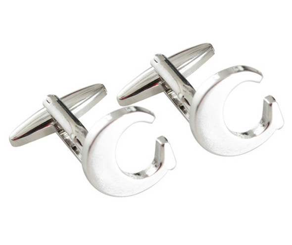 Novedad Personalizada Inicial De Acero Inoxidable Plata Geme 0
