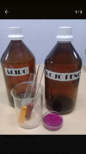 Rojo Fenol X 1 Lts-acido Incluido-actividad Ureasica- 0