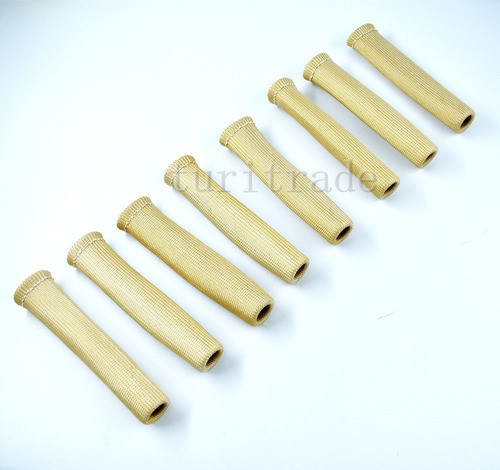 Beige 8pcs 1200° Bujía Alambre Botas Escudo Térmico Protecto 1