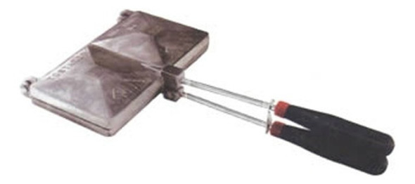 Tostador Tostadora Sandwichera Doble Con Mango De Madera 0