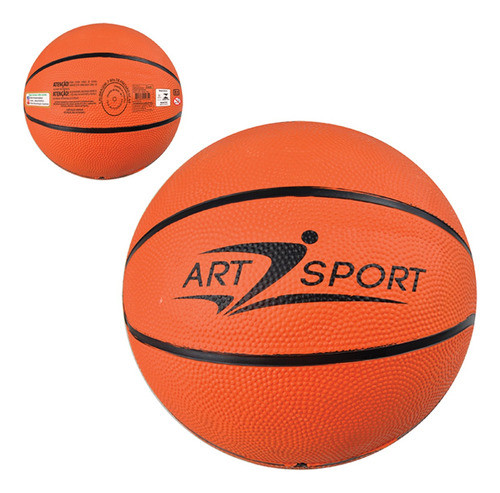 Bola Basquete N.7 Oficial - Art Sport Laranja Profissional 0