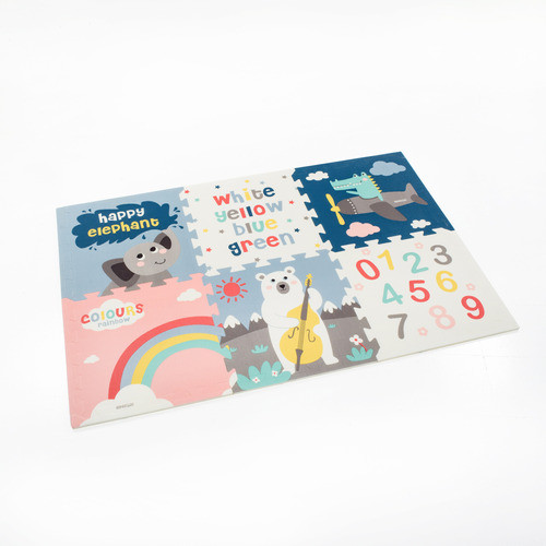Alfombra Antigolpe Mega Baby Puzzle Reversible Infantil 0