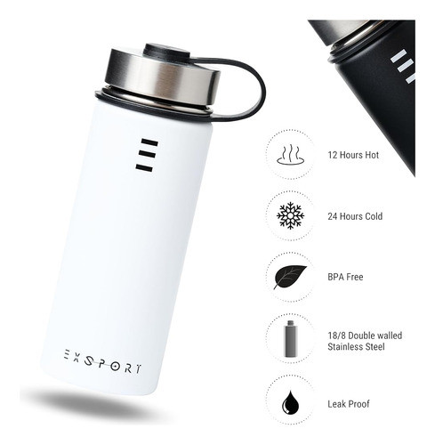 Botella De Agua De Acero Inoxidable Exsport - Botella De Agu 1