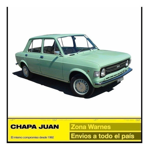 Frente Inferior Fiat 128 1972 1973 1974 1975 1976 1977 Chapa 1