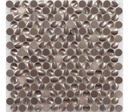 Pastilla Acero Efecto 3d Cooper 29.2x29.2 Porcelamika Venta 0