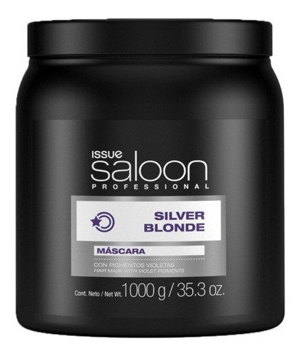 Máscara Silver Blonde Issue Saloon Professional 1000gr 0