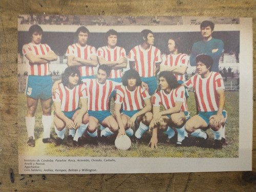 Recorte Instituto De Córdoba Nacional 1973 Roca Acevedo 0