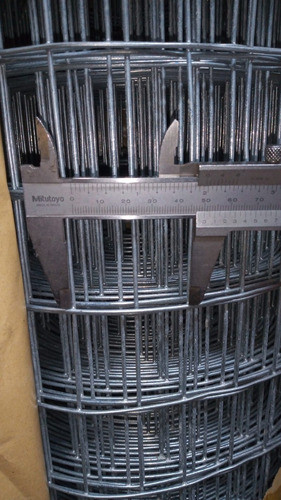 Malla Electrosoldada Galvanizada Tejido 50x50 1,9mm 1mx2,5m 1