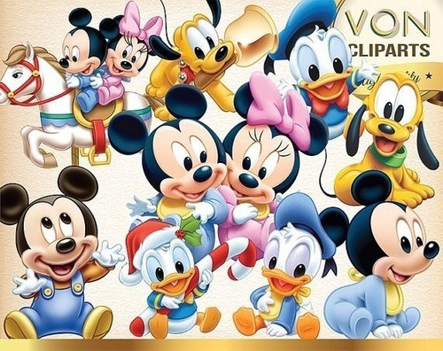 Kit Imprimible  Babys Disny  Clipart 0