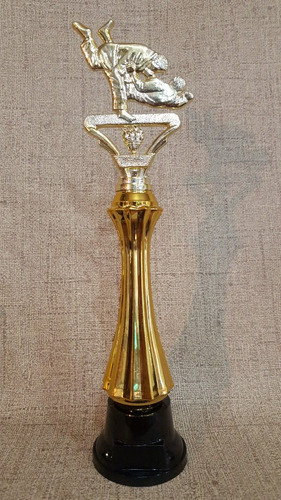 Trofeo Plástico Yudo Judo Plano Artes Marciales Colsouvenir 1