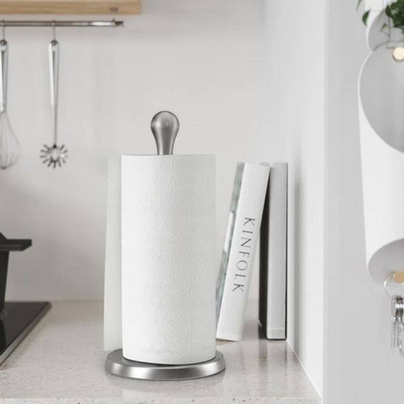 Soporte Papel Cocina Negro/nickel Tug 0